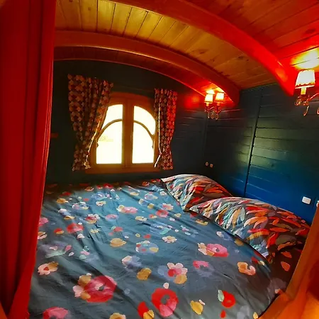 Roulotte Cosy Les Roseaux Bleux *