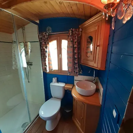 Roulotte Cosy Les Roseaux Bleux